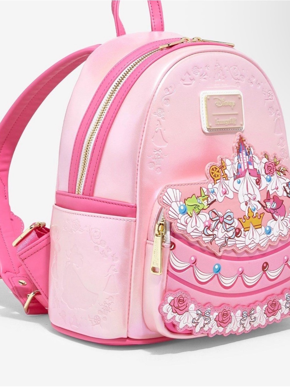 Loungefly Pink Aurora Princess Cake Mini Backpack